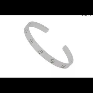 Cartier Love Cuff Bracelet - white gold